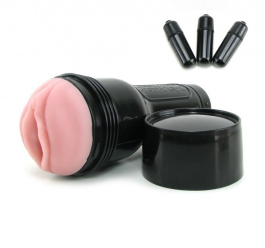 Мастурбатор-вагина Fleshlight - Vibro Pink Lady Touch с вибрацией - Fleshlight - в Челябинске купить с доставкой