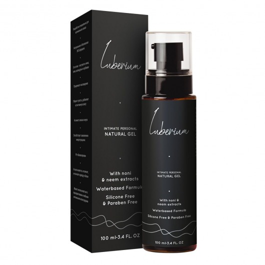 Интимный гель на водной основе с экстрактами нони и нима Luberium Natural Gel - 100 мл. - Luberium - купить с доставкой в Челябинске