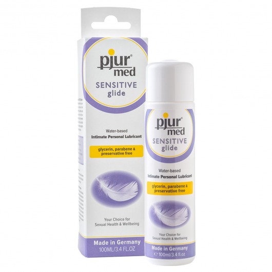 Лубрикант для чувствительной кожи pjur MED Sensitive glide - 100 мл. - Pjur - купить с доставкой в Челябинске