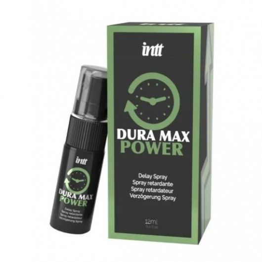 Пролонгирующий спрей Dura Max - 12 мл. - INTT - купить с доставкой в Челябинске