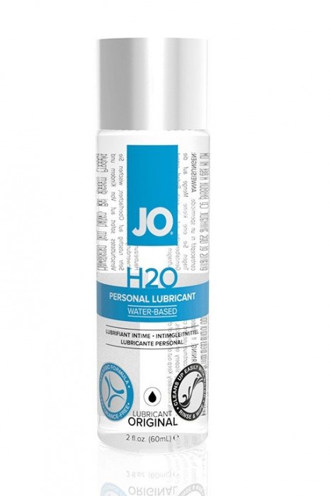 Нейтральный лубрикант на водной основе JO Personal Lubricant H2O - 60 мл. - System JO - купить с доставкой в Челябинске