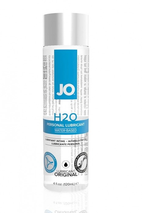 Нейтральный лубрикант на водной основе JO Personal Lubricant H2O - 120 мл. - System JO - купить с доставкой в Челябинске