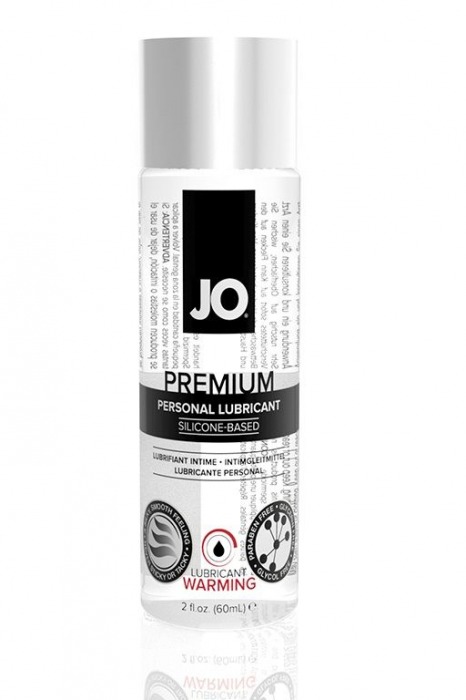 Возбуждающий лубрикант на силиконовой основе JO Personal Premium Lubricant  Warming - 60 мл. - System JO - купить с доставкой в Челябинске