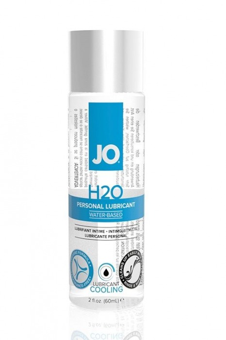 Охлаждающий лубрикант на водной основе JO Personal Lubricant H2O COOLING - 60 мл. - System JO - купить с доставкой в Челябинске