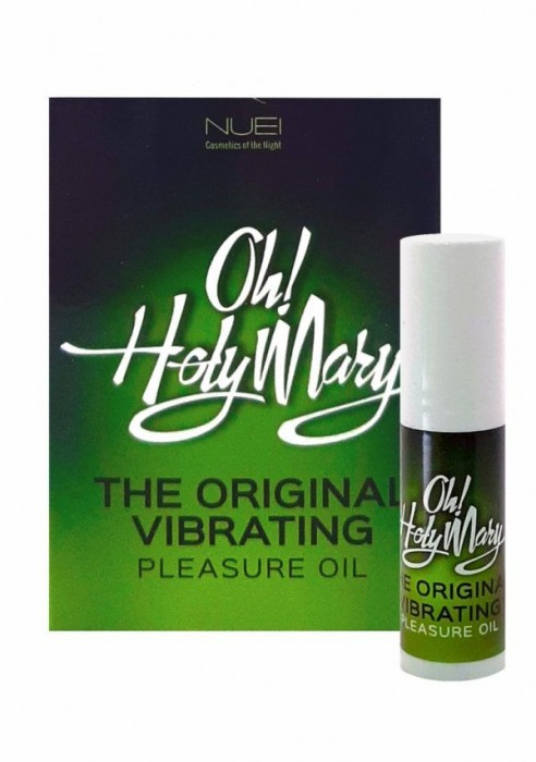 Масло унисекс с эффектом вибрации Oh! Holy Mary - 6 мл. - Nuei cosmetics - купить с доставкой в Челябинске