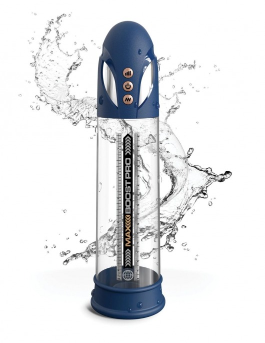 Синяя вакуумная автоматическая помпа Max Boost Pro Flow - Pipedream - в Челябинске купить с доставкой