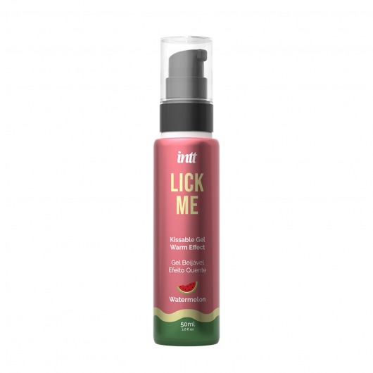 Гель Lick Me с согревающим эффектом и ароматом арбуза - 50 мл. - INTT - купить с доставкой в Челябинске