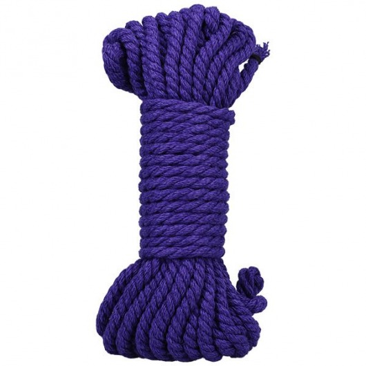 Фиолетовая верёвка для связывания и фиксации Bind Tie - 9,14 м. - Doc Johnson - купить с доставкой в Челябинске