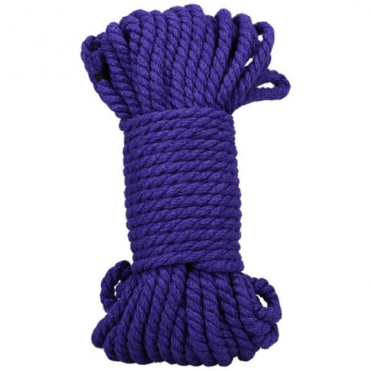 Фиолетовая верёвка для связывания и фиксации Bind Tie - 15,24 м. - Doc Johnson - купить с доставкой в Челябинске