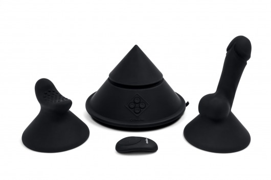 Конусный вибромассажер Cowgirl Cone с 2 насадками - CowGirl - купить с доставкой в Челябинске