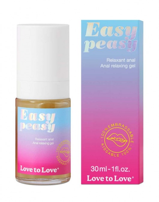 Анальный расслабляющий гель Easy Peasy - 30 мл. - Love to Love - купить с доставкой в Челябинске