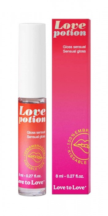 Возбуждающий блеск для губ Love Potion - 8 мл. - Love to Love - купить с доставкой в Челябинске