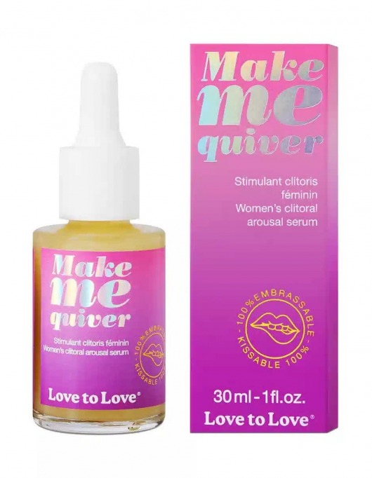 Возбуждающие капли для клитора Make Me Quiver - 30 мл. - Love to Love - купить с доставкой в Челябинске