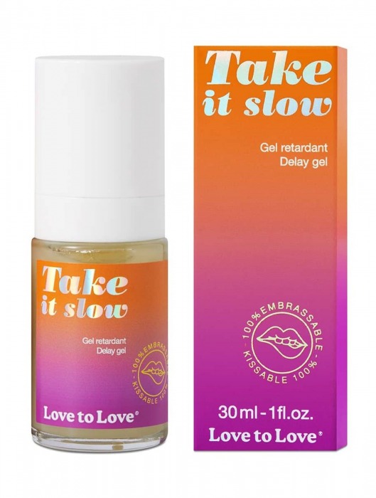 Пролонгирующий гель для мужчин Take It Slow - 30 мл. - Love to Love - купить с доставкой в Челябинске