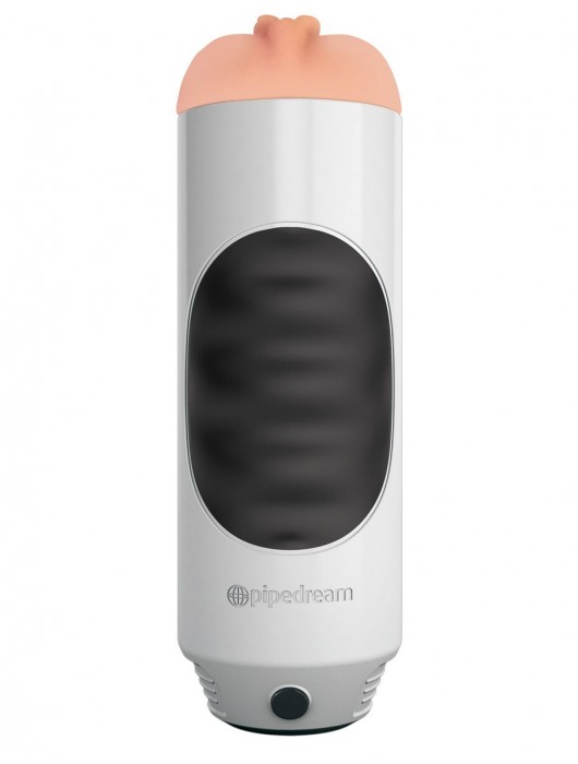 Мастурбатор-вагина Extreme Toyz Mega Grip Vibrating Stroker Mouth - Pipedream - в Челябинске купить с доставкой