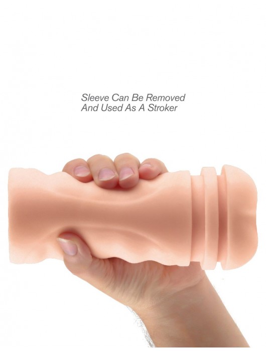 Мастурбатор-вагина Extreme Toyz Mega Grip Vibrating Stroker Mouth - Pipedream - в Челябинске купить с доставкой