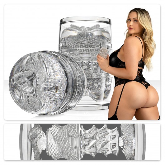Прозрачный двусторонний мастурбатор Fleshlight Quickshot Mia Malkova - Fleshlight - в Челябинске купить с доставкой