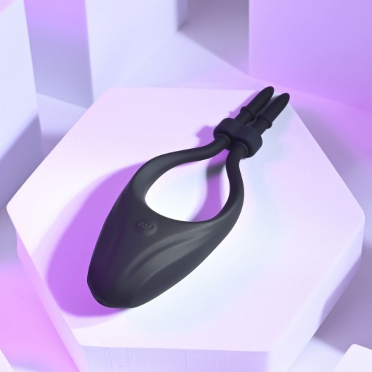 Черное эрекционное вибролассо Perfect Fit - Zero Tolerance - в Челябинске купить с доставкой