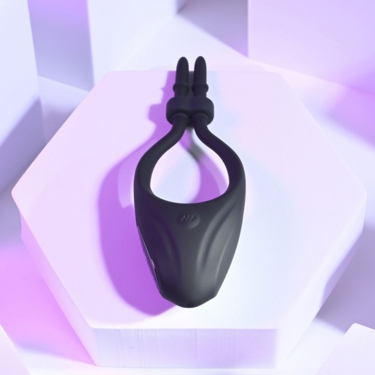 Черное эрекционное вибролассо Perfect Fit - Zero Tolerance - в Челябинске купить с доставкой