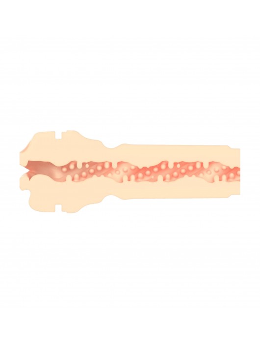 Телесный мастурбатор-ротик Feel Stroker Mouth - Kiiroo - в Челябинске купить с доставкой