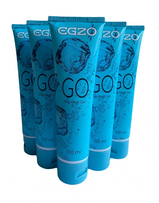 Набор из 5 пролонгирующих лубрикантов на водной основе Egzo Go (по 100 мл.) - EGZO - купить с доставкой в Челябинске
