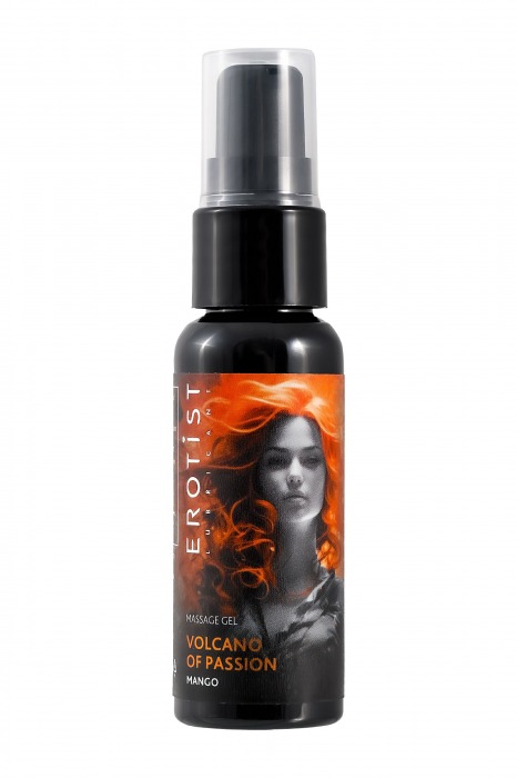 Гель с эффектом вибрации Volcano Of Passion со вкусом манго - 25 мл. - Erotist Lubricants - купить с доставкой в Челябинске