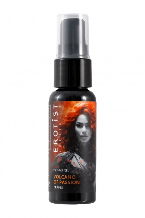 Гель с эффектом вибрации Volcano Of Passion со вкусом винограда - 25 мл. - Erotist Lubricants - купить с доставкой в Челябинске