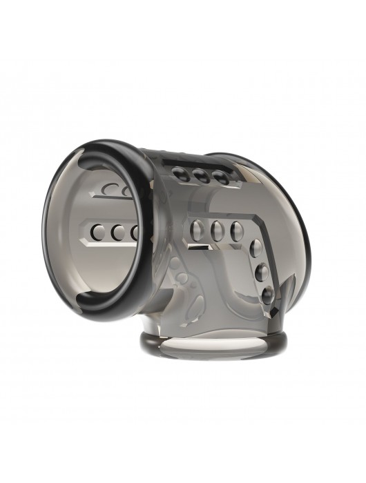 Дымчатая насадка на пенис и мошонку - Baile - в Челябинске купить с доставкой