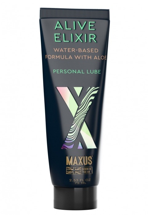 Интимный гель на водной основе MAXUS Alive Elixir - 75 мл. - Maxus - купить с доставкой в Челябинске