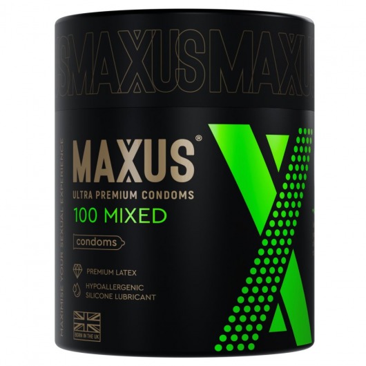Презервативы MAXUS Mixed - 100 шт. - Maxus - купить с доставкой в Челябинске
