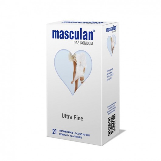 Особо тонкие презервативы Masculan Ultra Fine - 21 шт. - Masculan - купить с доставкой в Челябинске