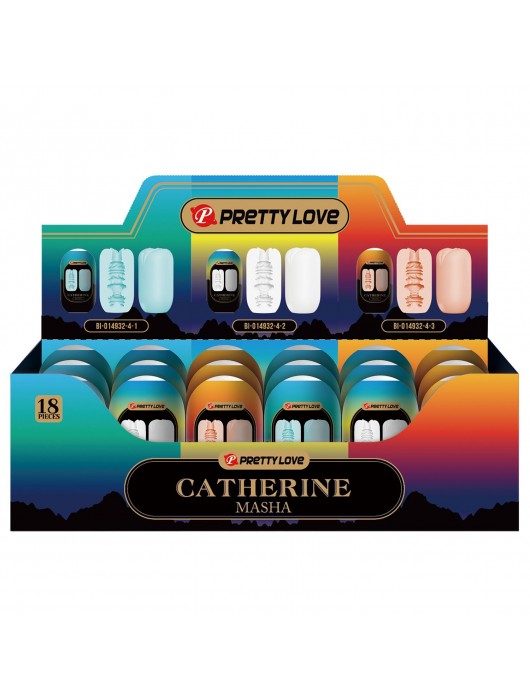 Набор из 18 мастурбаторов Catherine Masha - Baile - в Челябинске купить с доставкой