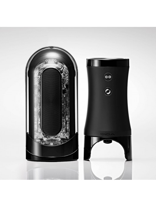Набор Tenga Flip Zero Electronic Vibrotation: мастурбатор с вибрацией и устройство вращения - Tenga - в Челябинске купить с доставкой