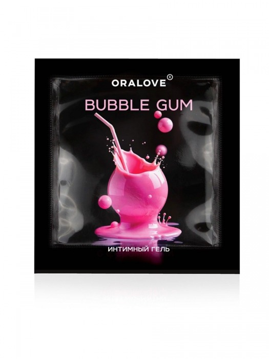 Саше съедобной оральной смазки OraLove с ароматом бабл-гам - 3 гр. - Биоритм - купить с доставкой в Челябинске
