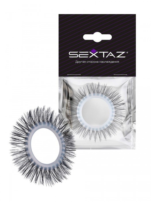 Круглое эрекционное кольцо с длинными «ресничками» - Sextaz - в Челябинске купить с доставкой