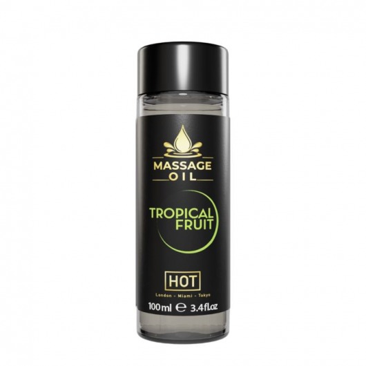 Массажное масло c ароматом тропических фруктов Massage Oil - 100 мл. - HOT - купить с доставкой в Челябинске