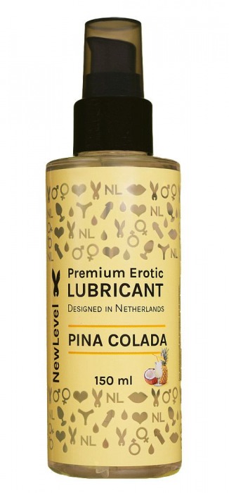 Ароматизированный лубрикант на водной основе NewLevel Pina Colada - 150 мл. - NewLevel - купить с доставкой в Челябинске