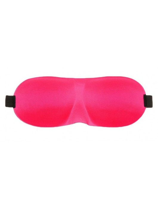 Розовая глухая маска на резинке - Sitabella - купить с доставкой в Челябинске