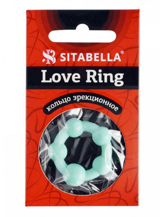 Цветное эрекционное кольцо с 5 бусинами Love Ring - Sitabella - в Челябинске купить с доставкой