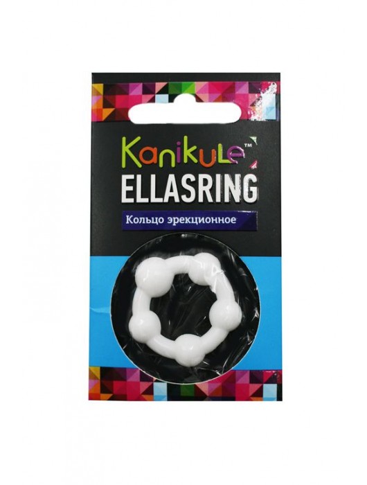 Цветное эрекционное кольцо с шариками Ellasring - Sitabella - в Челябинске купить с доставкой