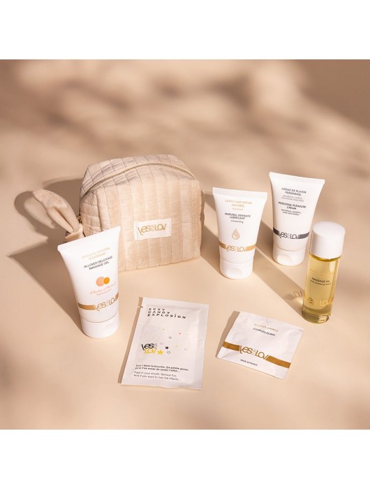 Набор YESforLOV La Trousse Enchantée в бежевой косметичке - YESforLOV - купить с доставкой в Челябинске