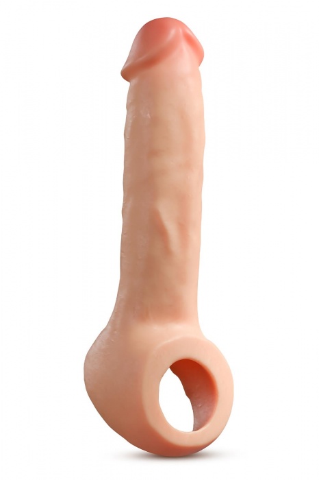 Телесная насадка-удлинитель Thrive 8.75 Inch Realistic Penis Extender Sleeve - 22,2 см. - Blush Novelties - в Челябинске купить с доставкой
