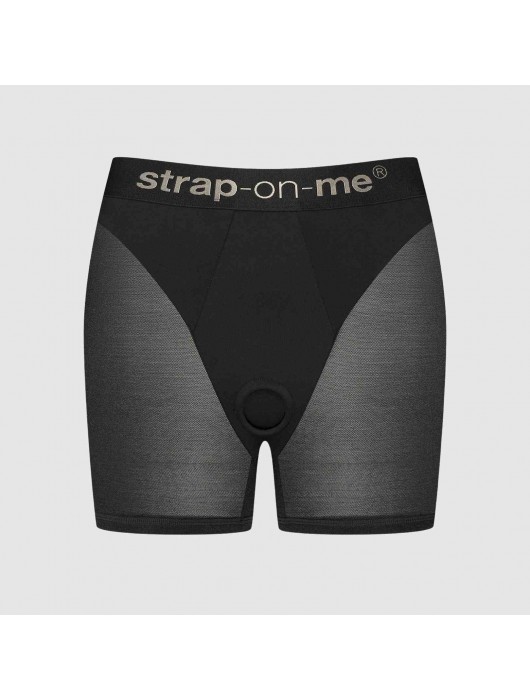 Трусики-шорты для фиксации насадок Strap-on-me Harness Lingerie Halo - size S - Strap-on-me - купить с доставкой в Челябинске