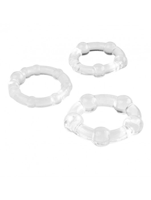 Набор из 3 эрекционных прозрачных колец - Boys of Toys - в Челябинске купить с доставкой