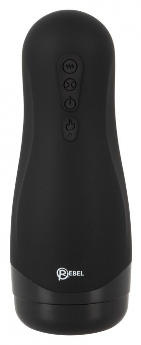 Черный вибромастурбатор с подогревом Masturbator with 3 Functions - Orion - в Челябинске купить с доставкой