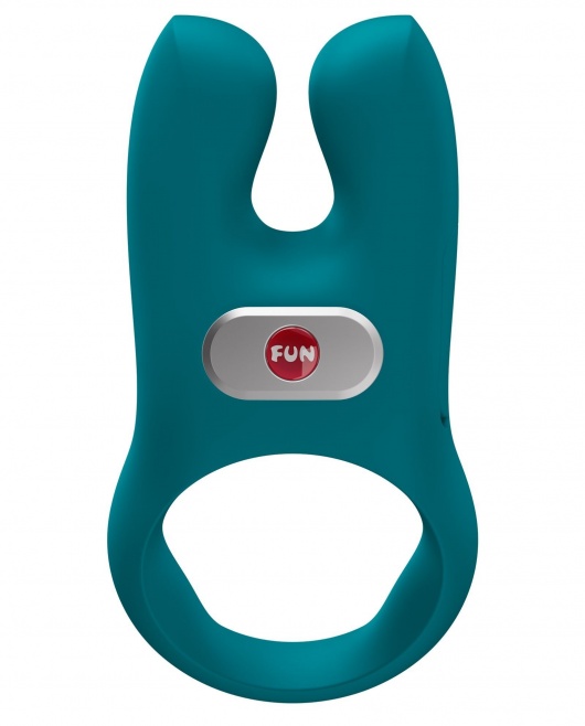 Зеленое эрекционное виброкольцо Nos - Fun Factory - в Челябинске купить с доставкой