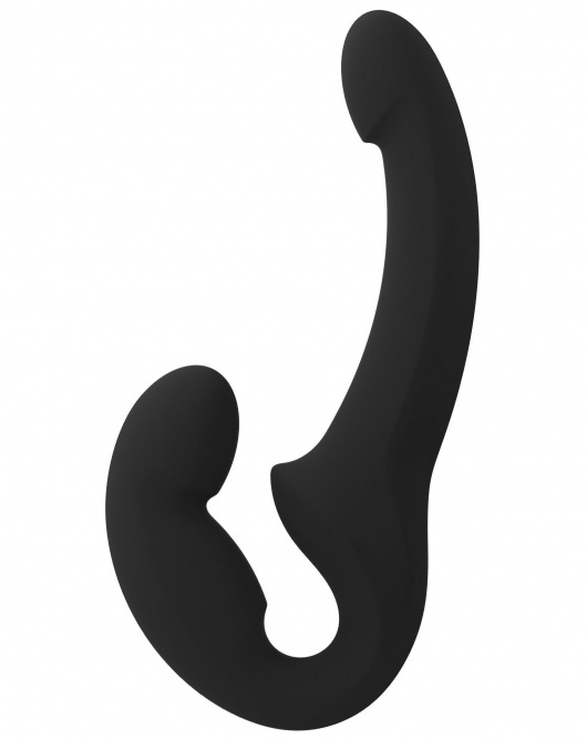 Черный безремневой страпон Share Lite - Fun Factory - купить с доставкой в Челябинске