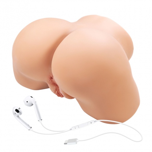 Телесный мастурбатор Olivia с 2 любовными отверстиями - Baile - в Челябинске купить с доставкой