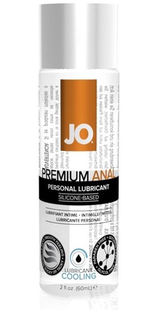 Анальный охлаждающий лубрикант на силиконовой основе JO PREMIUM ANAL COOLING - 60 мл. - System JO - купить с доставкой в Челябинске