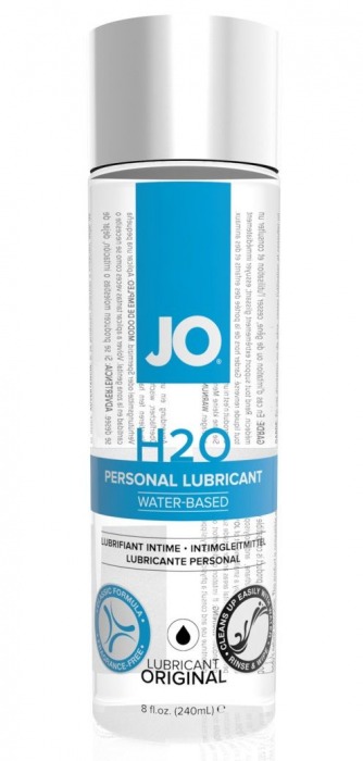 Нейтральный лубрикант на водной основе JO Personal Lubricant H2O - 240 мл. - System JO - купить с доставкой в Челябинске